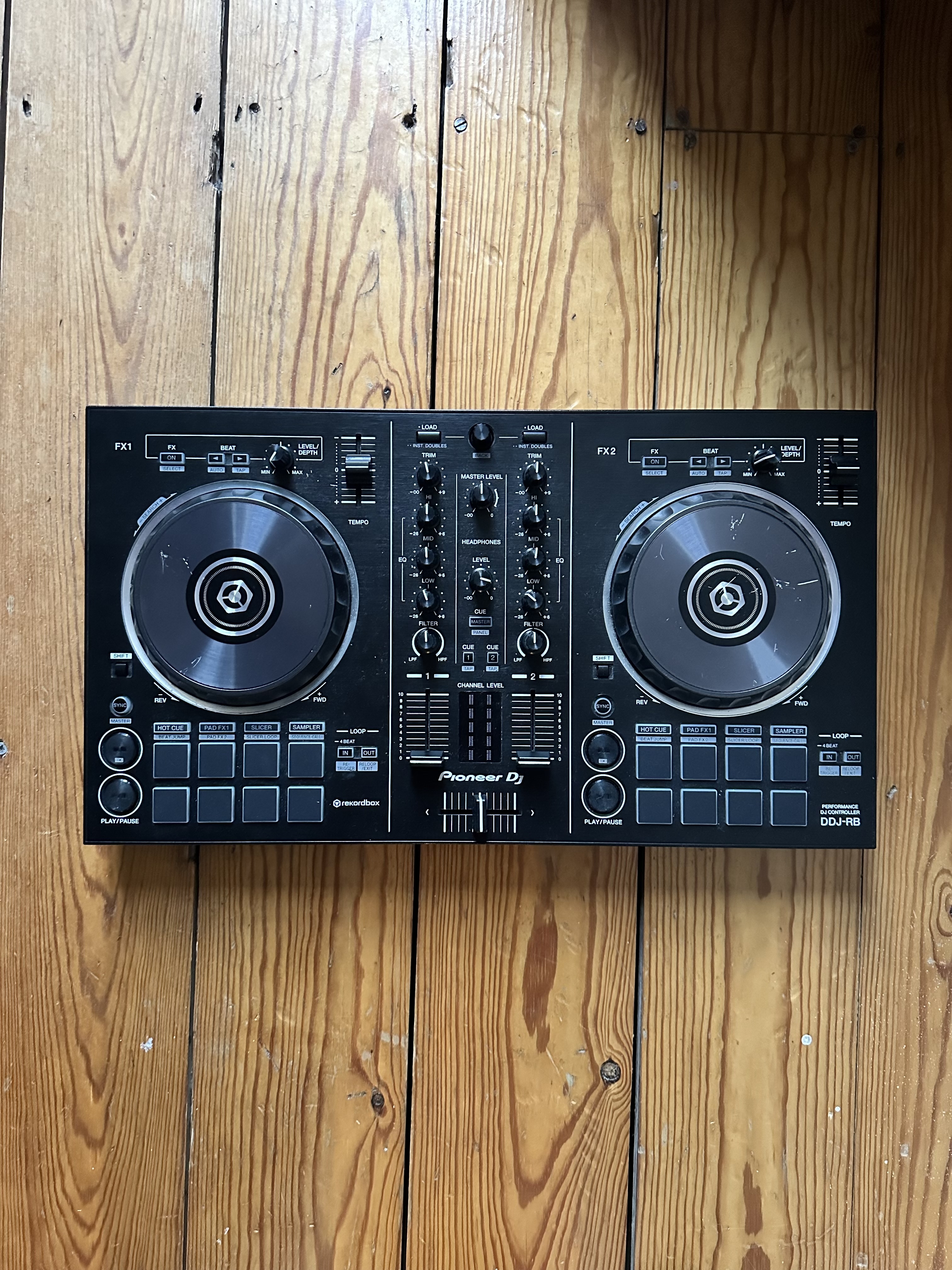 Dj controller, deck, pioneer ddj-rb dj controller