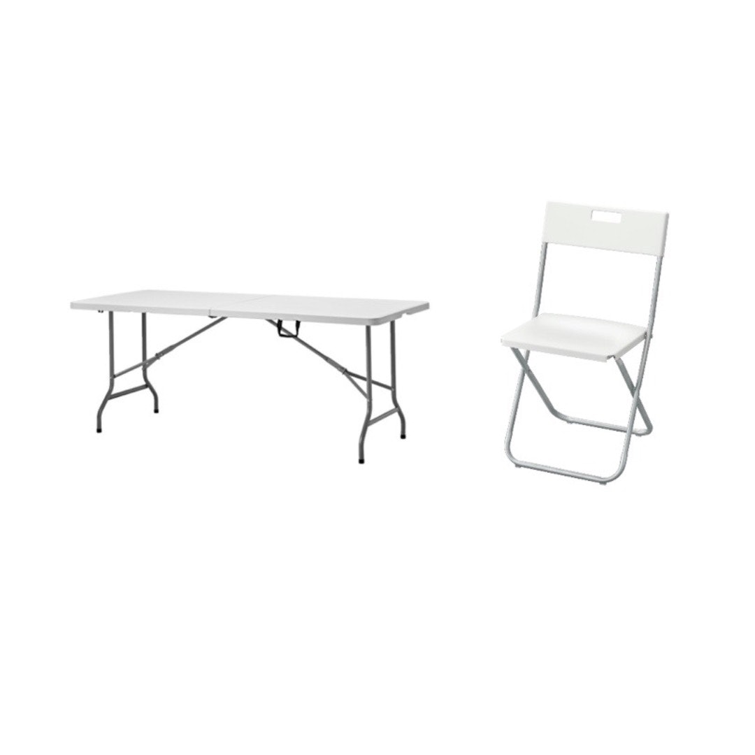 Paket med 24 stolar och 3 bord