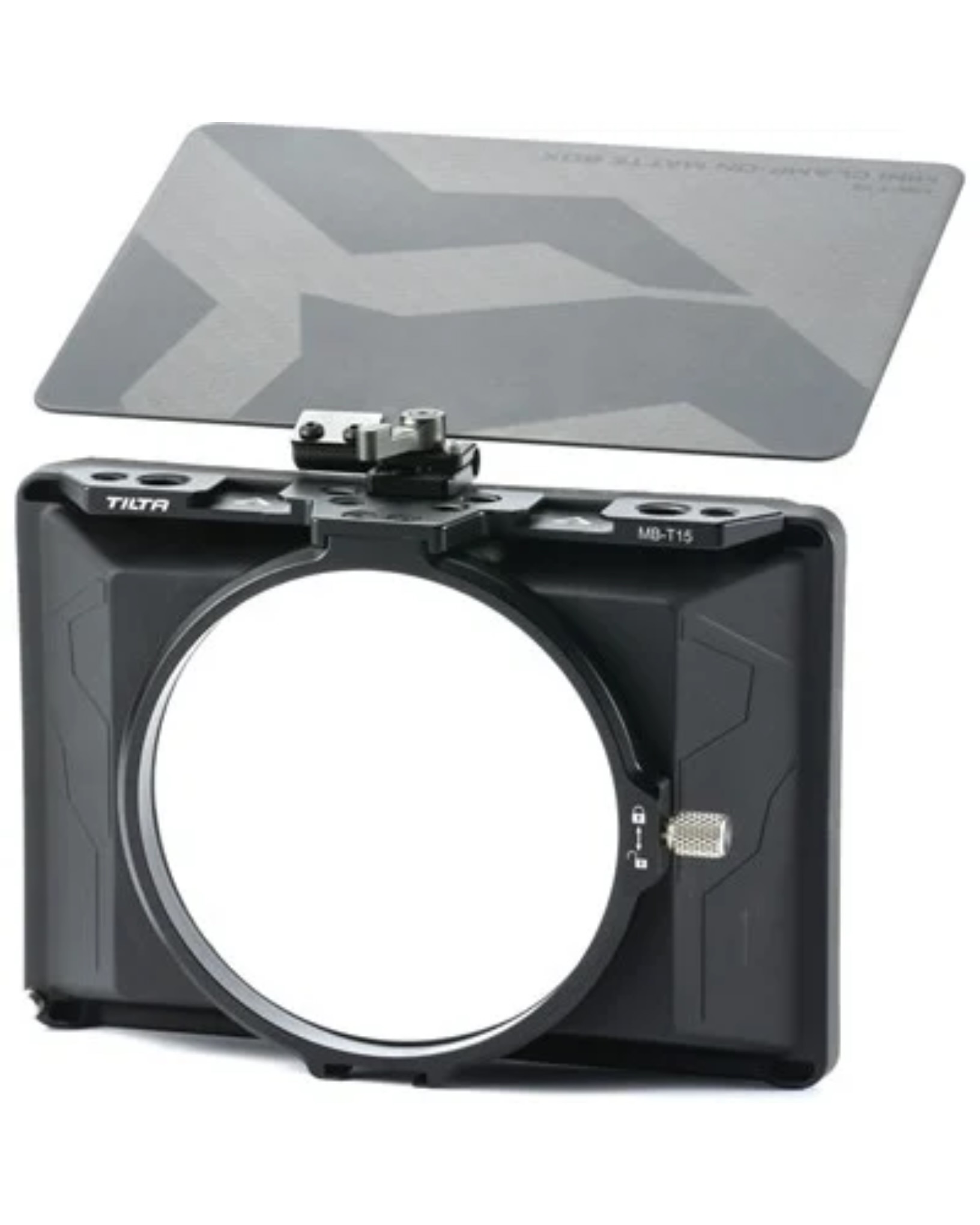 Tilta mini clamp-on matte box for hire – cinema filter matte box rental