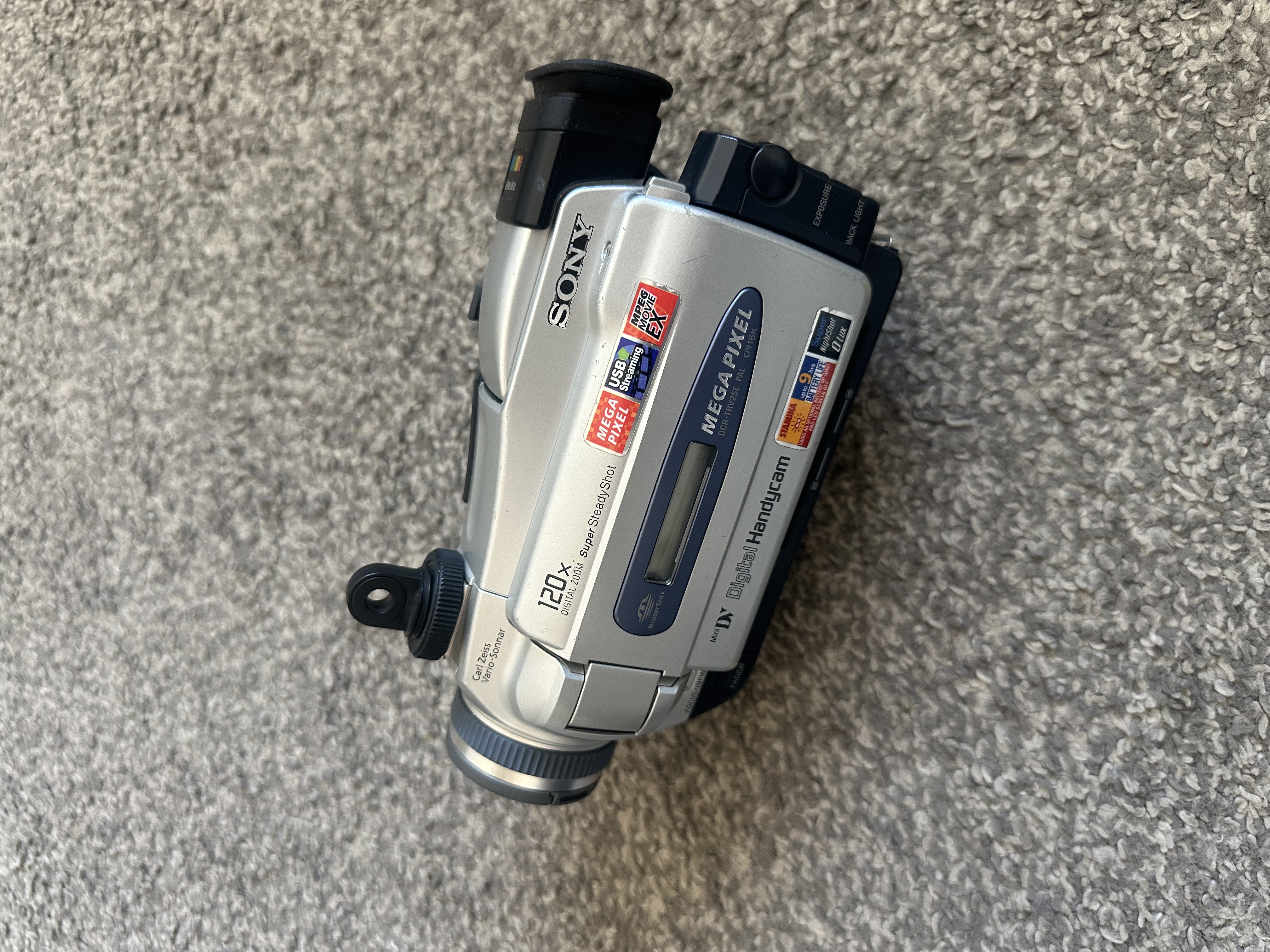 Sony vhs camcorder with accessories 