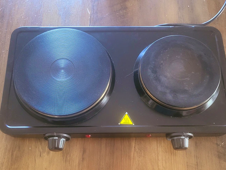 Dubbel kokplatta, 2500 w