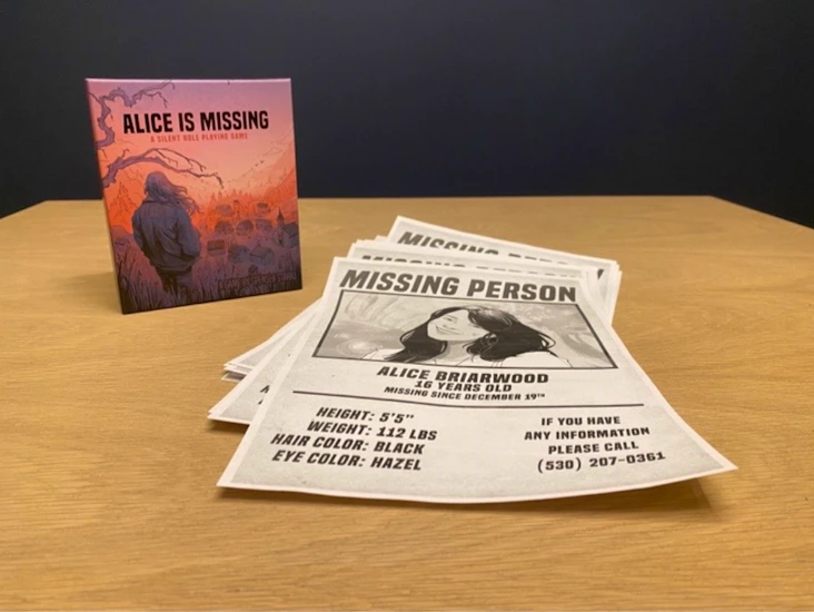 Kultsuksessen "alice is missing"