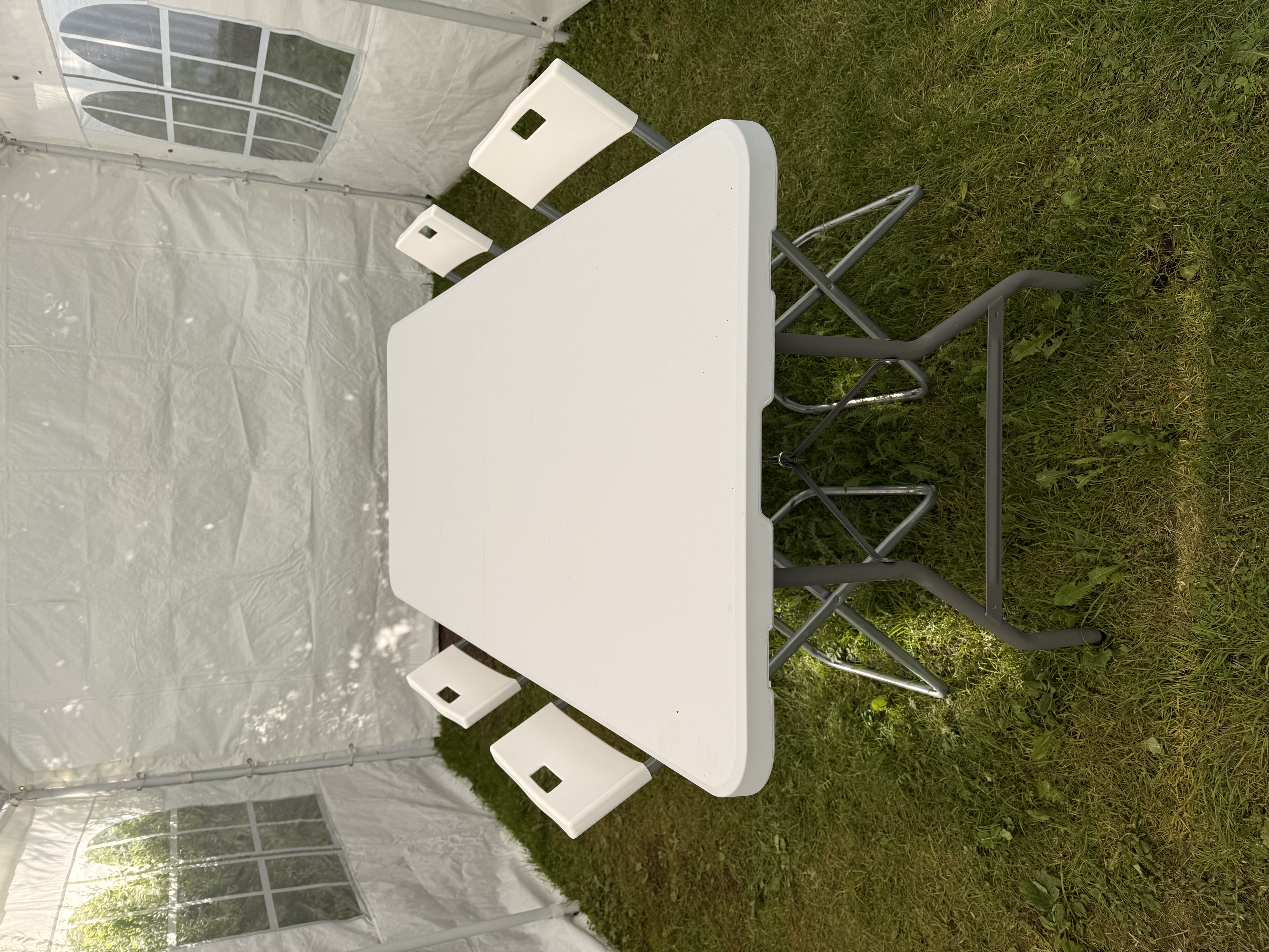 Ihopfällbara bord, 4st