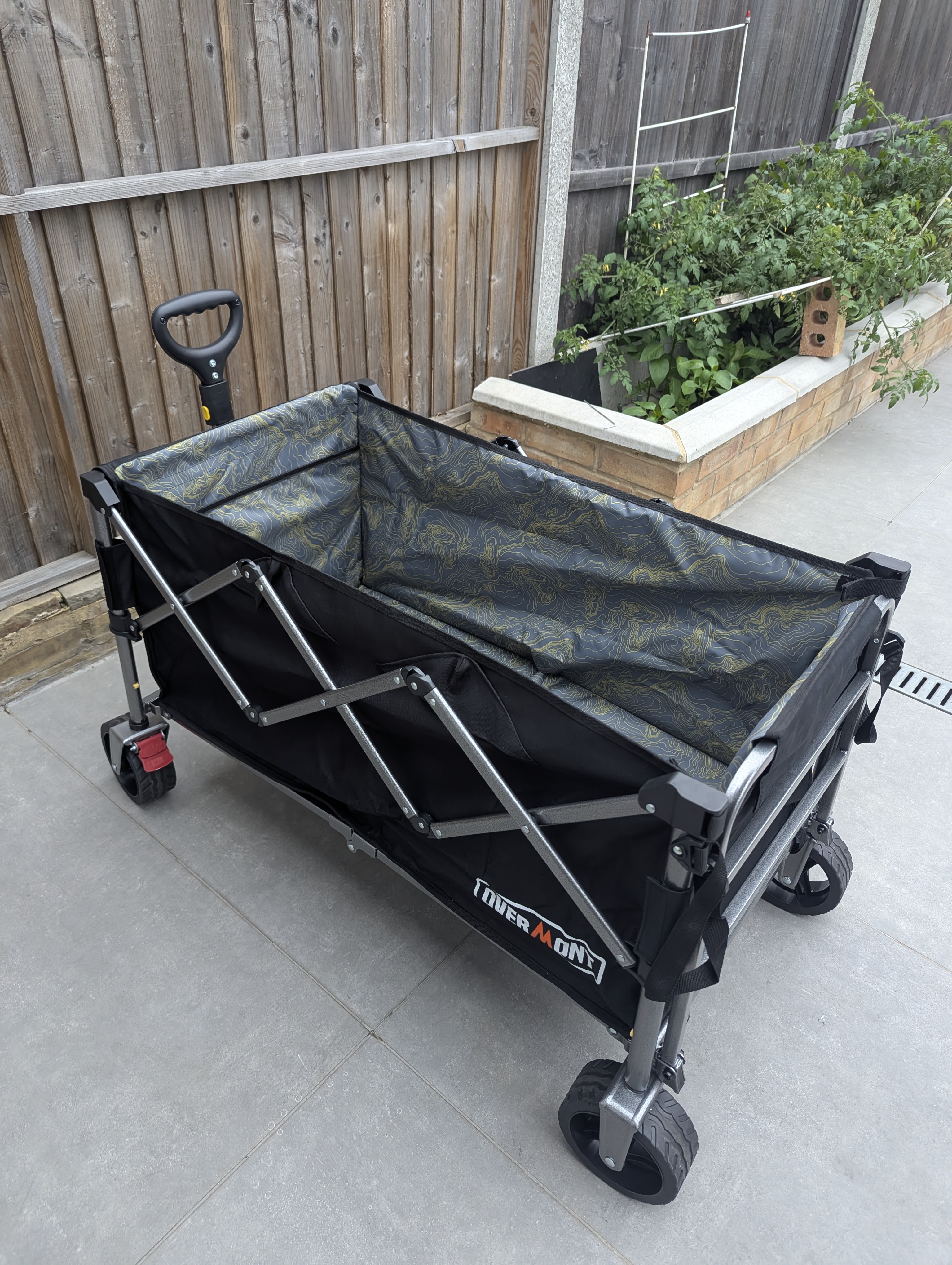 Large 300l festival folding wagon 