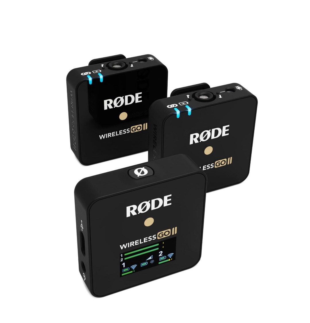 Røde wireless go + 2 røde lavalier go