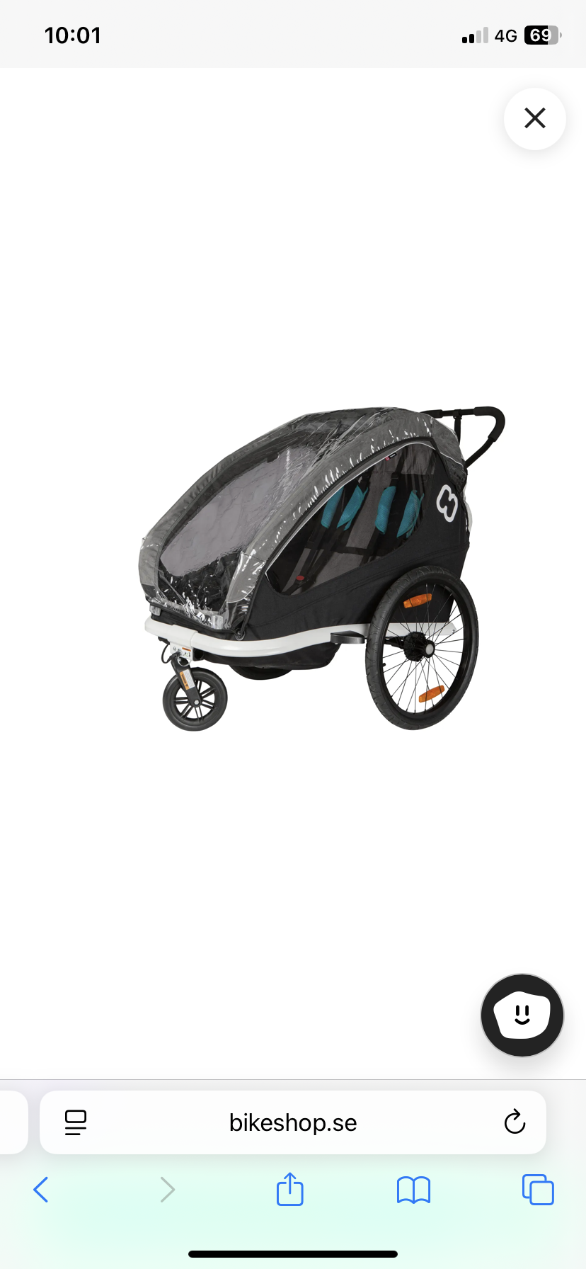 Hamax cykelvagn 