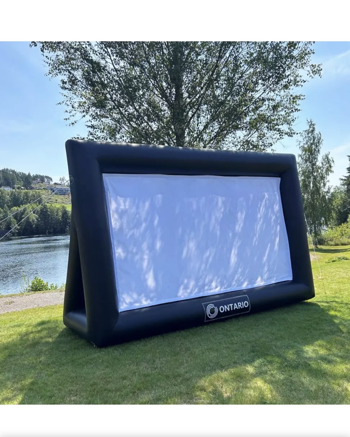 150" utendørs kinolerret oppblåsbart