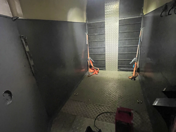 Motorcykel trailer med ramp