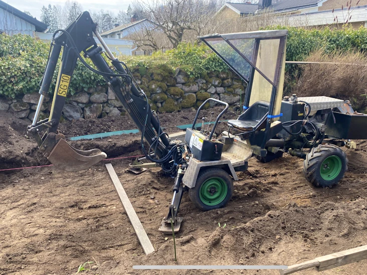 Smidig ”släpgrävare”