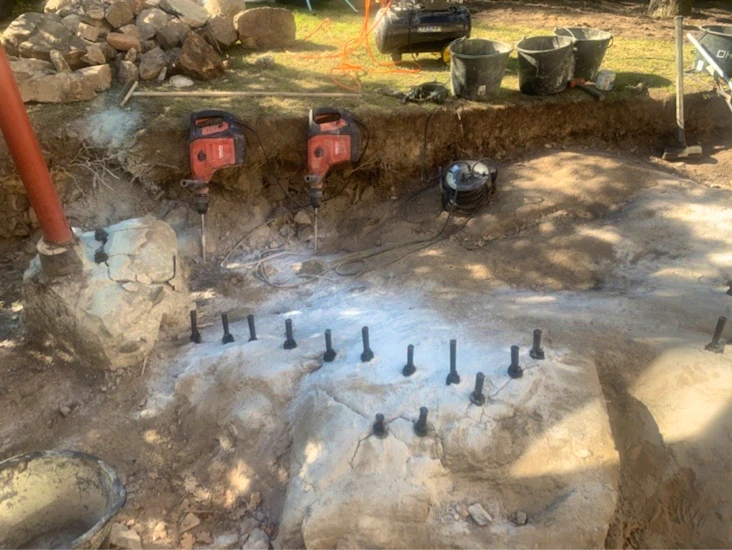 Spräckkilar med komplett packet