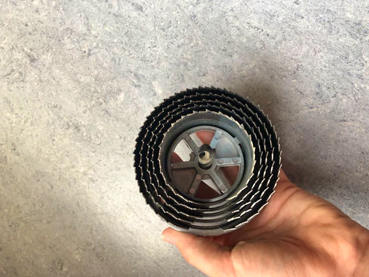 Hålsåg/håltagare för trä/gips