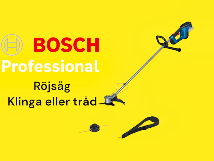 Bosch 18v professionell röj/grästrimmer