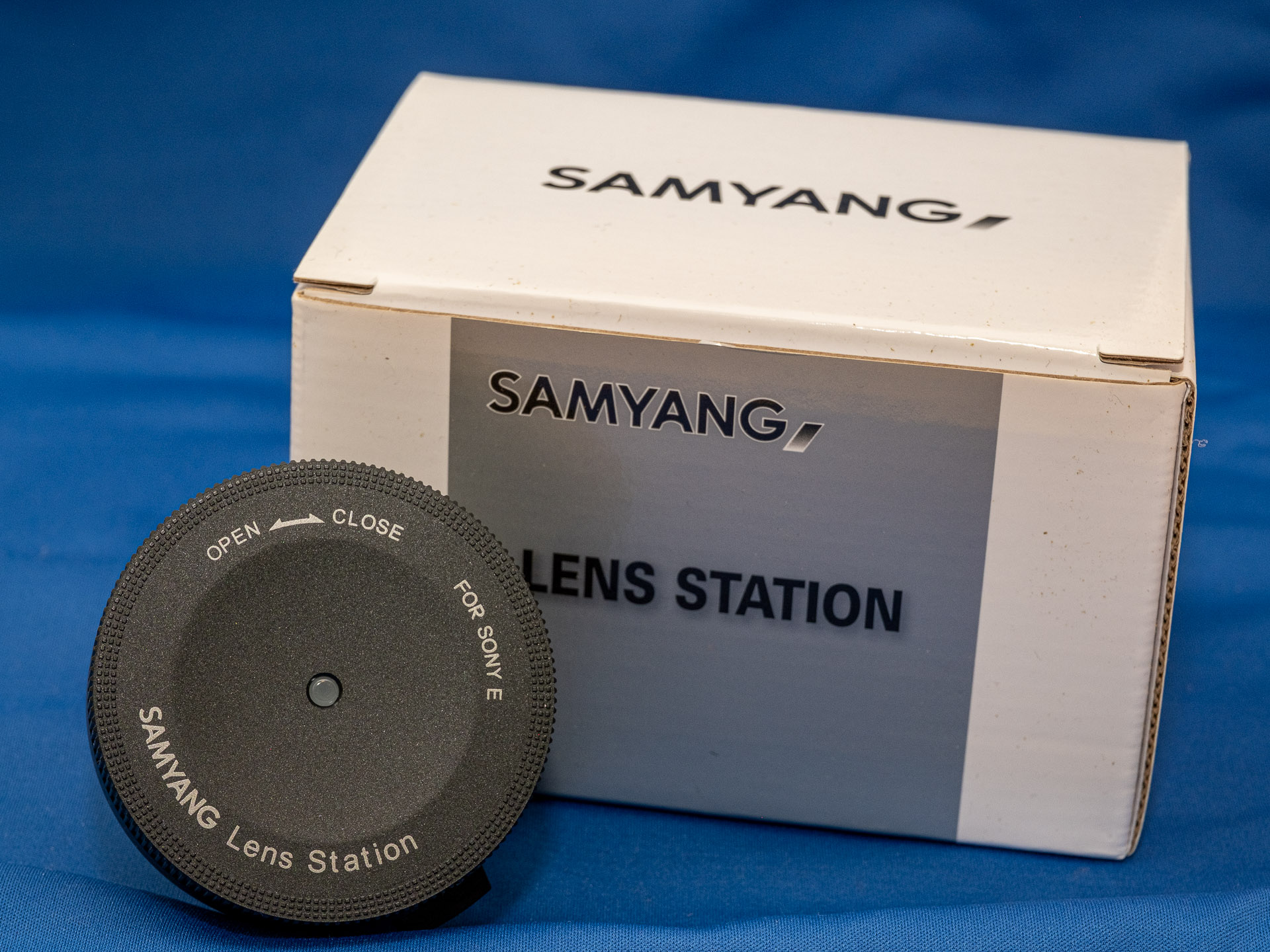 Samyang lens station till sony e-mount