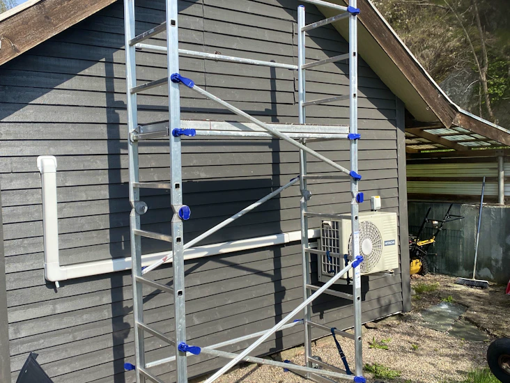 Perfekt aluminium ställning 3,1 meter