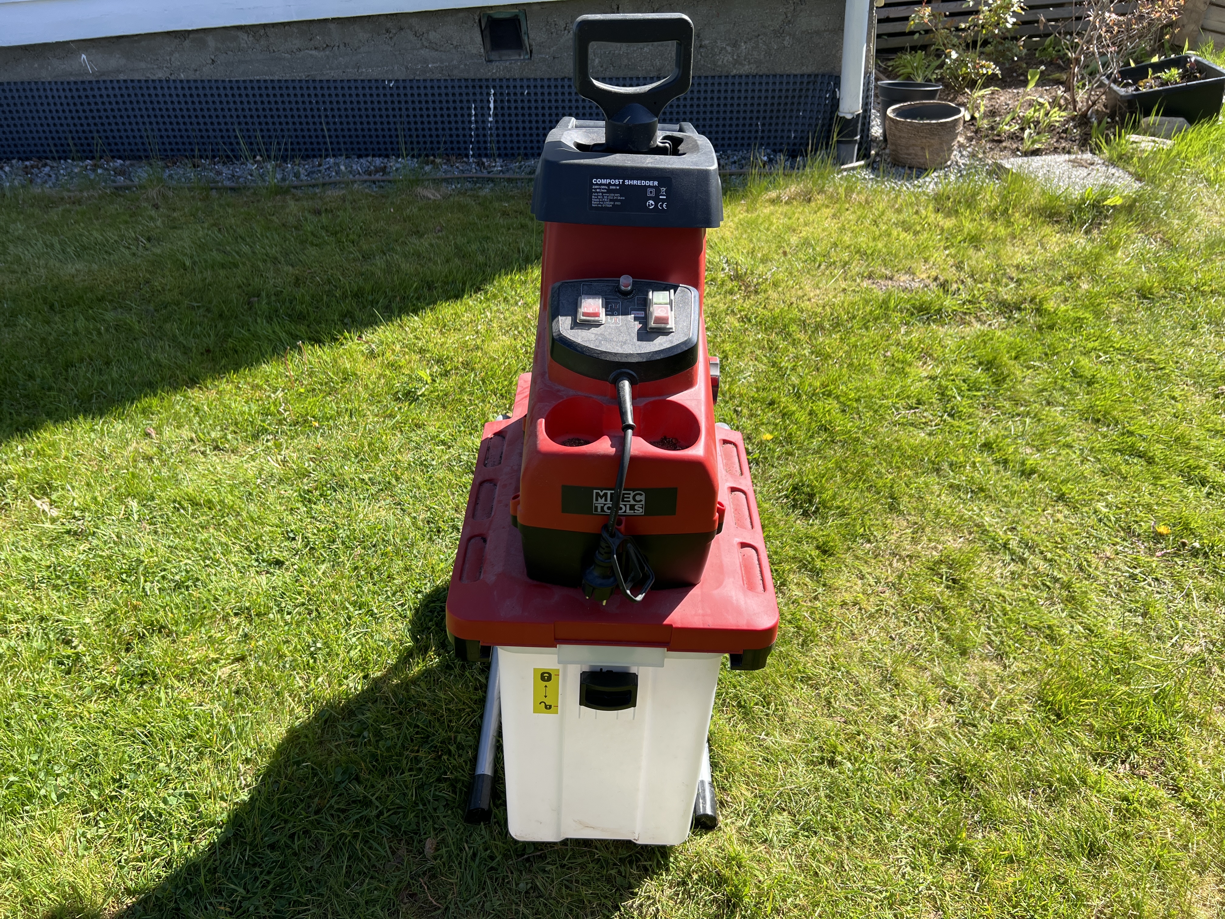 Meec tools kompostkvern 2800w 230v 