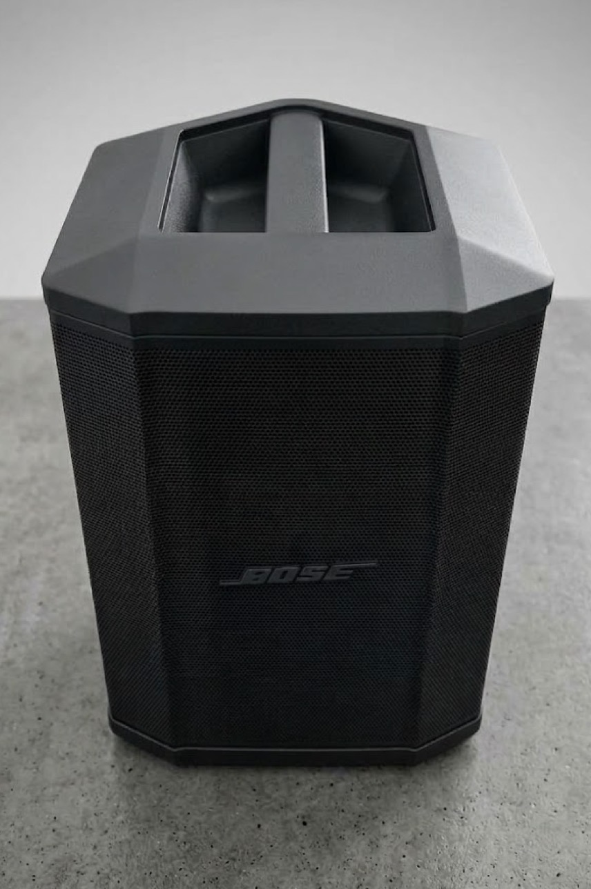 Bose s1 pro portable pa speaker with stand, carry case & power cable