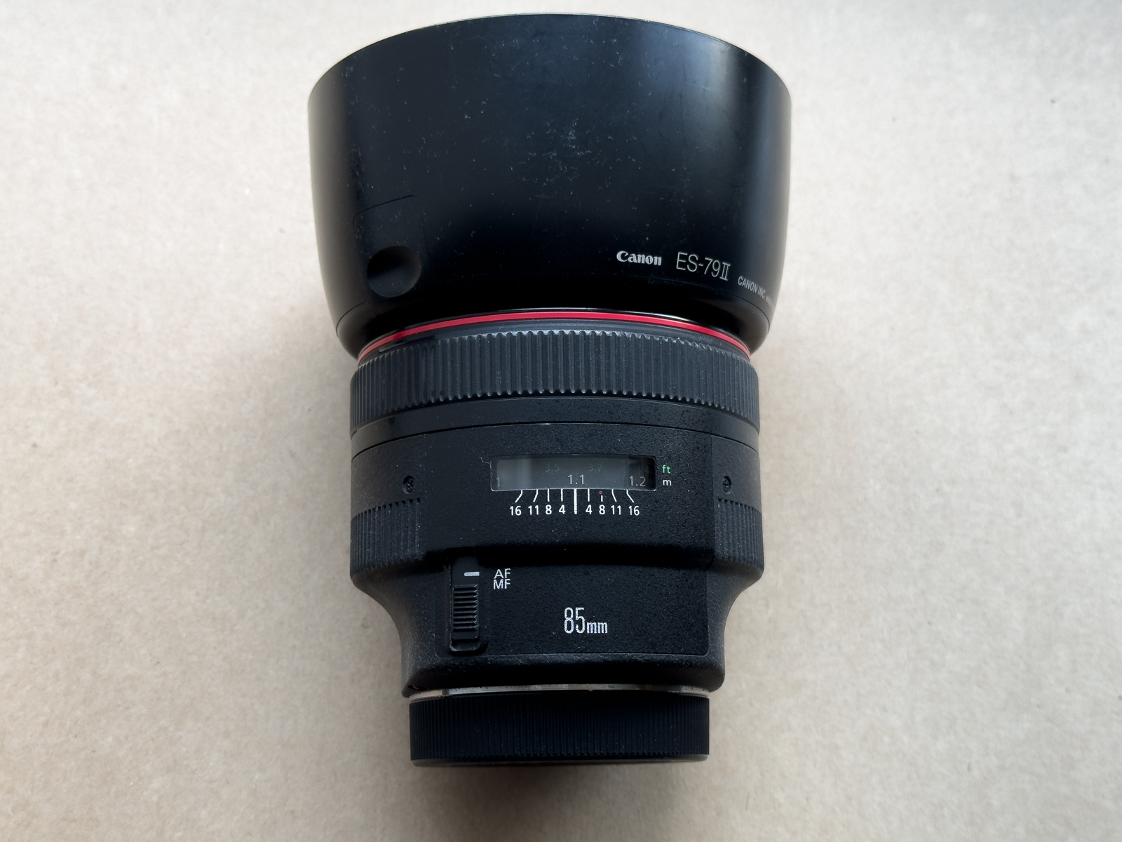 Canon  ef 85 mm f1,2 ii 