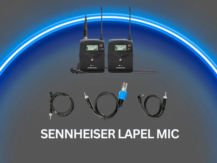 Sennheider lapel microphone