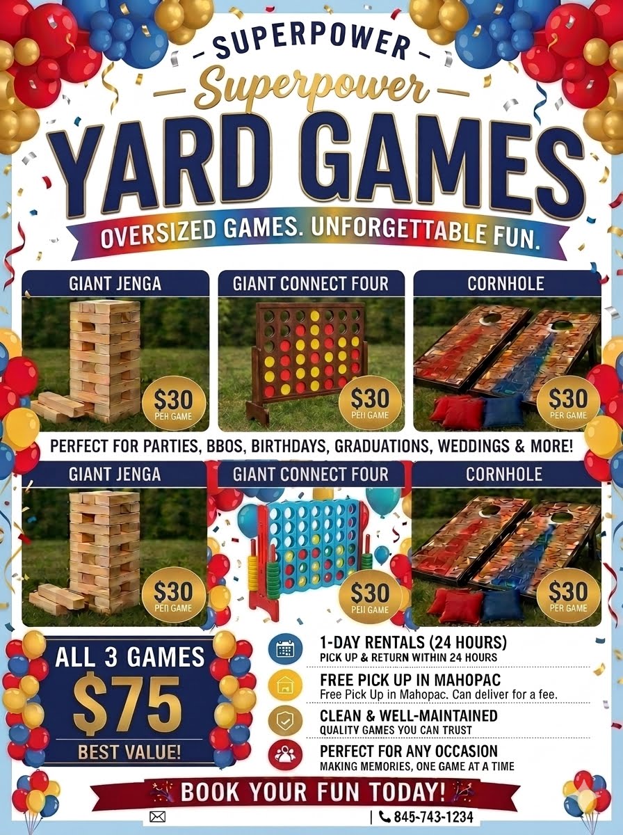 Oversized games 