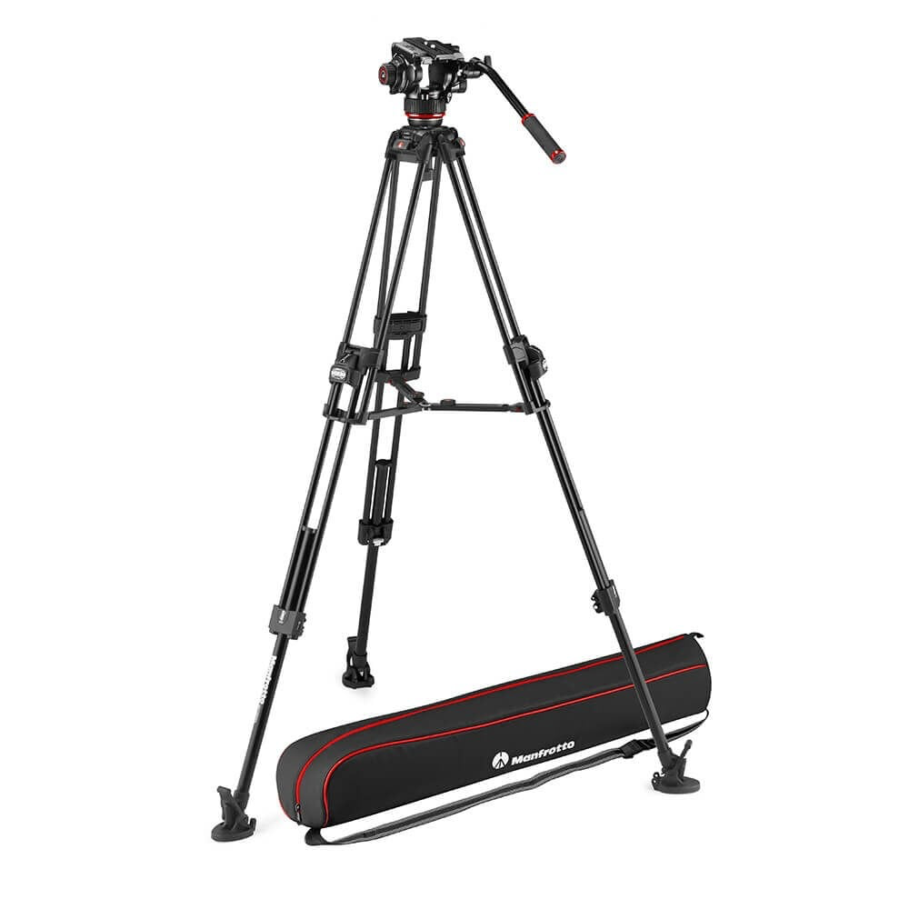 Videostativ manfrotto 645 fast twin aluminium + 504x