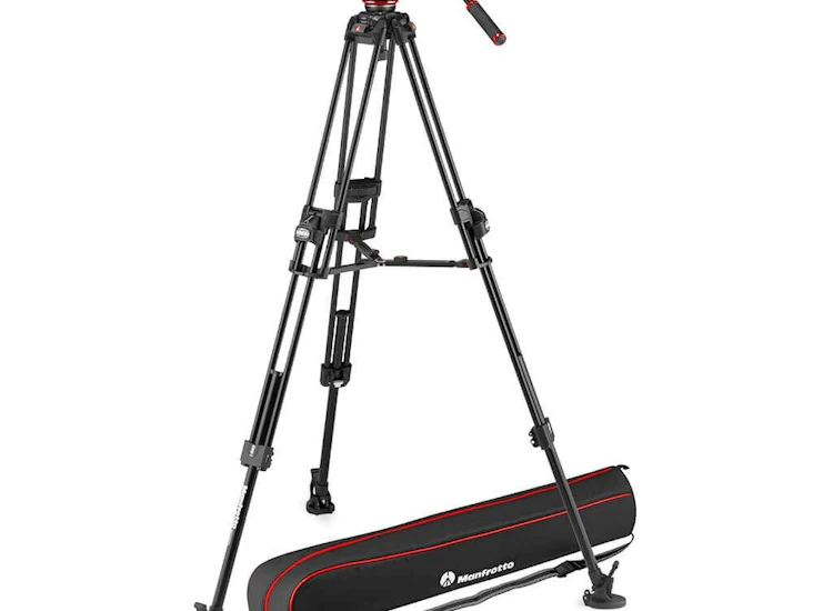 Videostativ manfrotto 645 fast twin aluminium + 504x