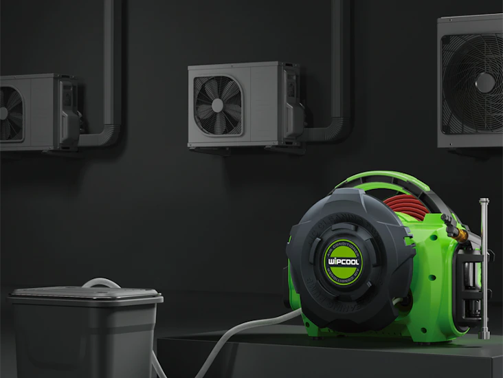 Professionell rengöringsmaskin för ac, värmpump