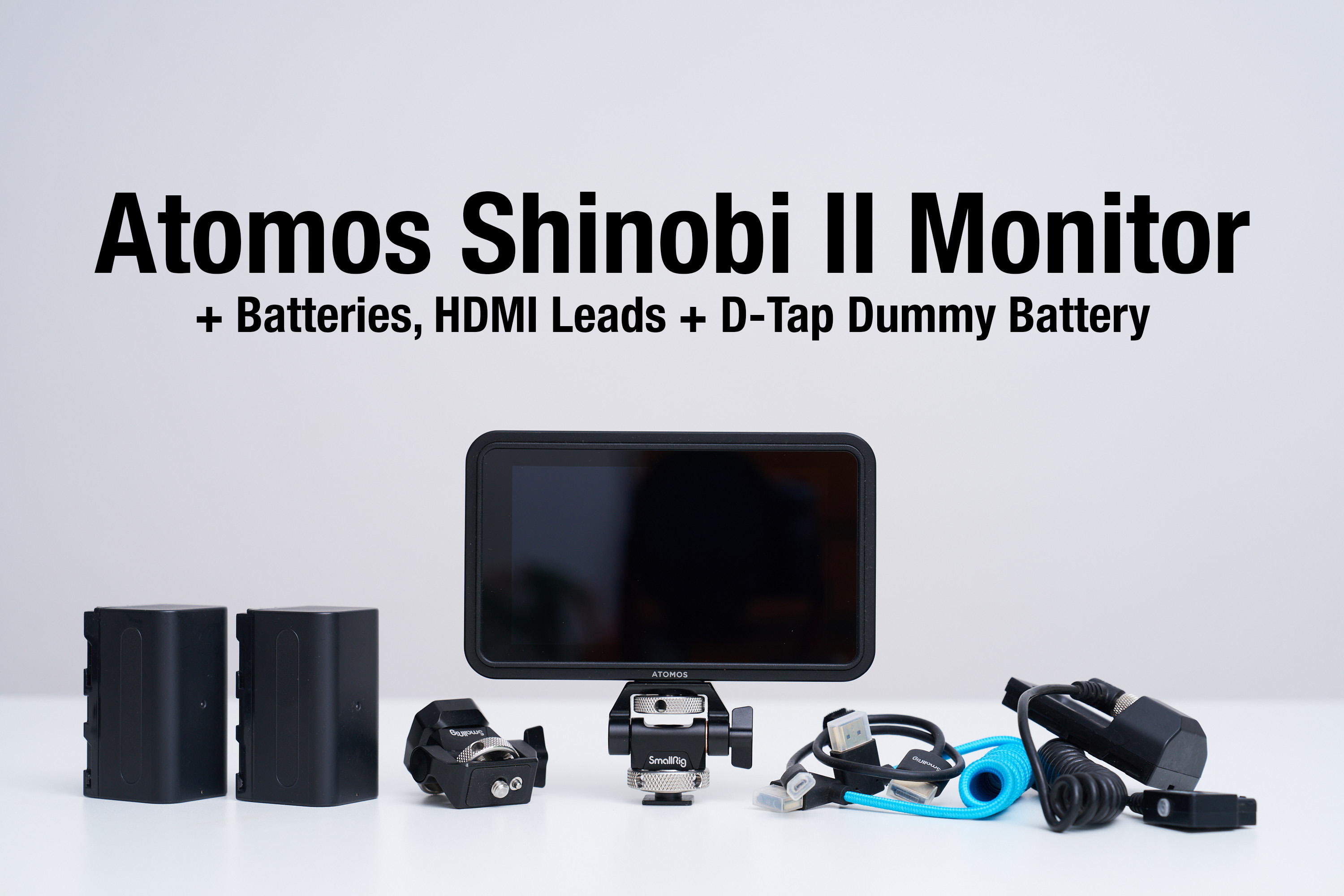Atomos shinobi ii monitor + accessories