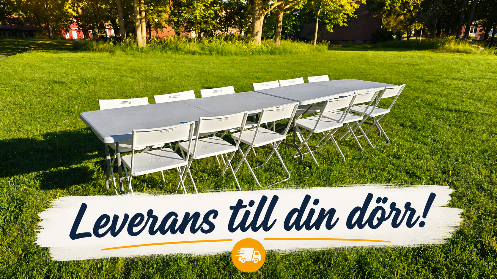 Bord & stolar för 36 personer ink leverans 🎉