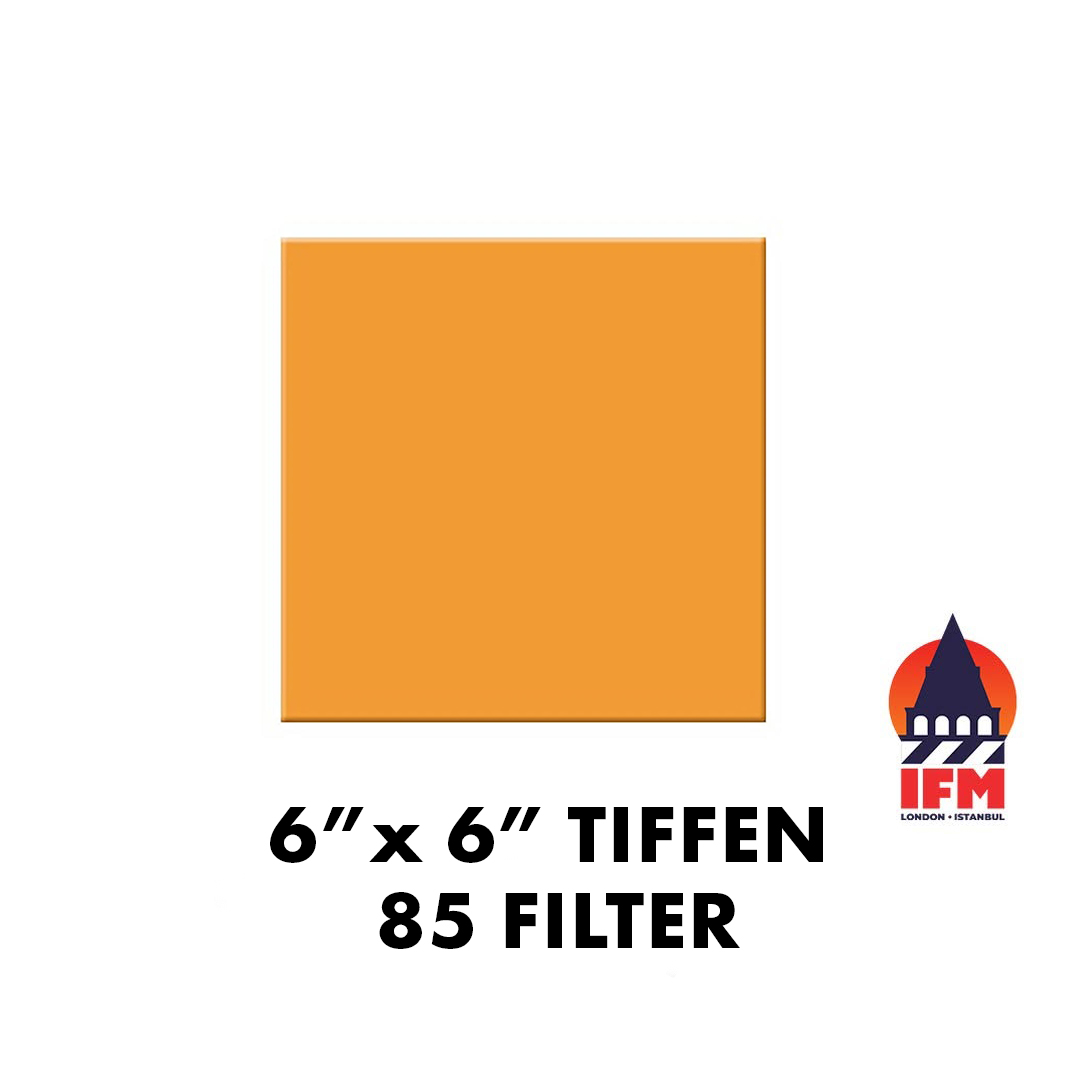 6" x 6 ” tiffen 85 color convension  filter