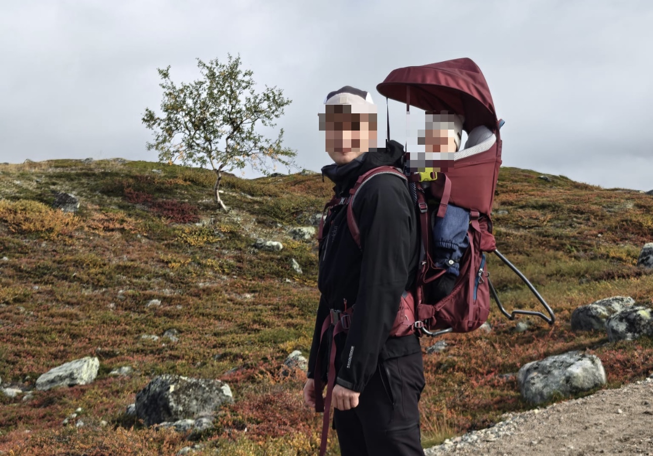 Deuter kid comfort 2 kantorinkka sadesuojalla