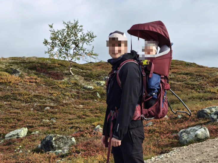 Deuter kid comfort 2 kantorinkka sadesuojalla