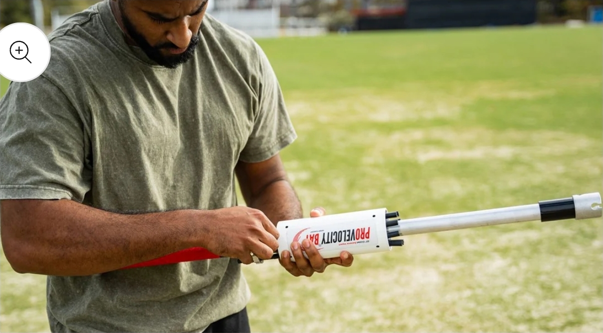 Train like a pro: provelocity cricket 33" bat speed trainer