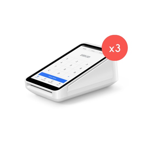3 square payment terminal / card reader