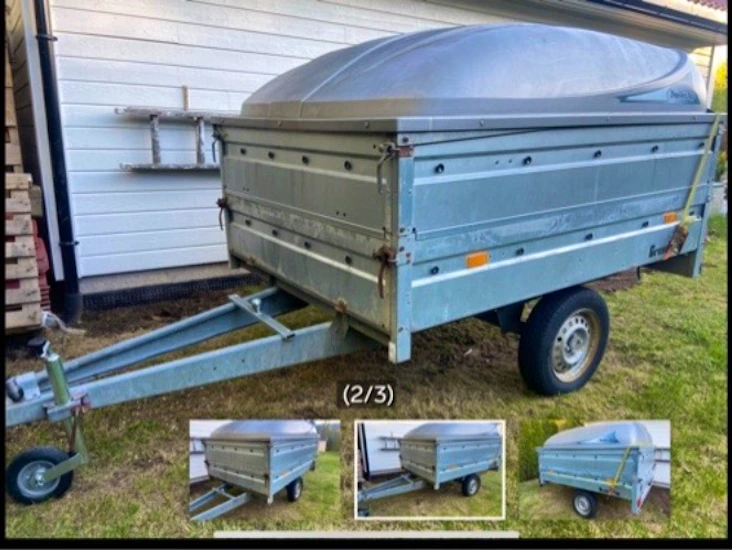 Brenderup 3205 tilhenger med lokk