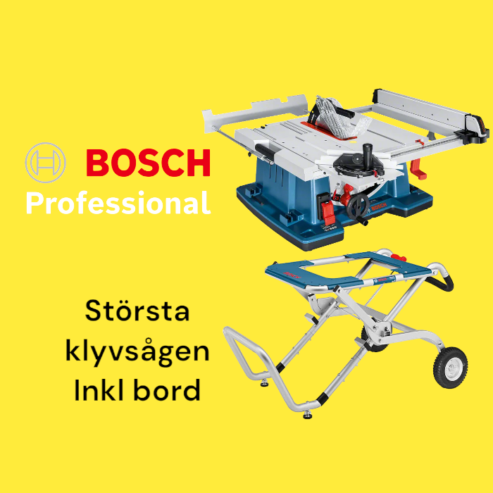 Bosch gts 10 xc bordsåg med 254 mm klinga