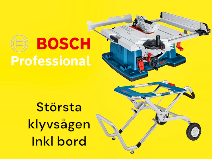Bosch gts 10 xc bordsåg med 254 mm klinga