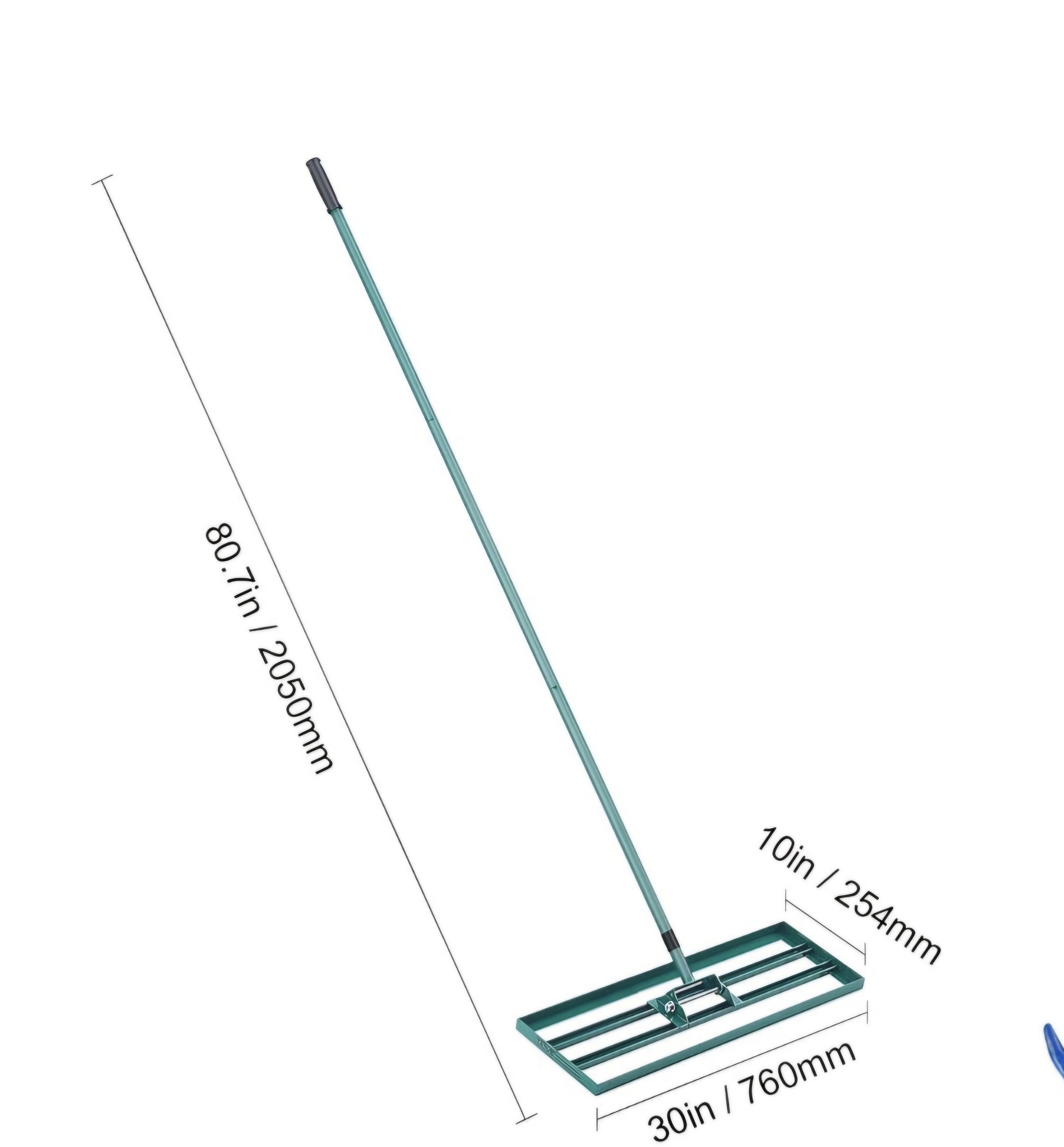 Lawn leveling rake