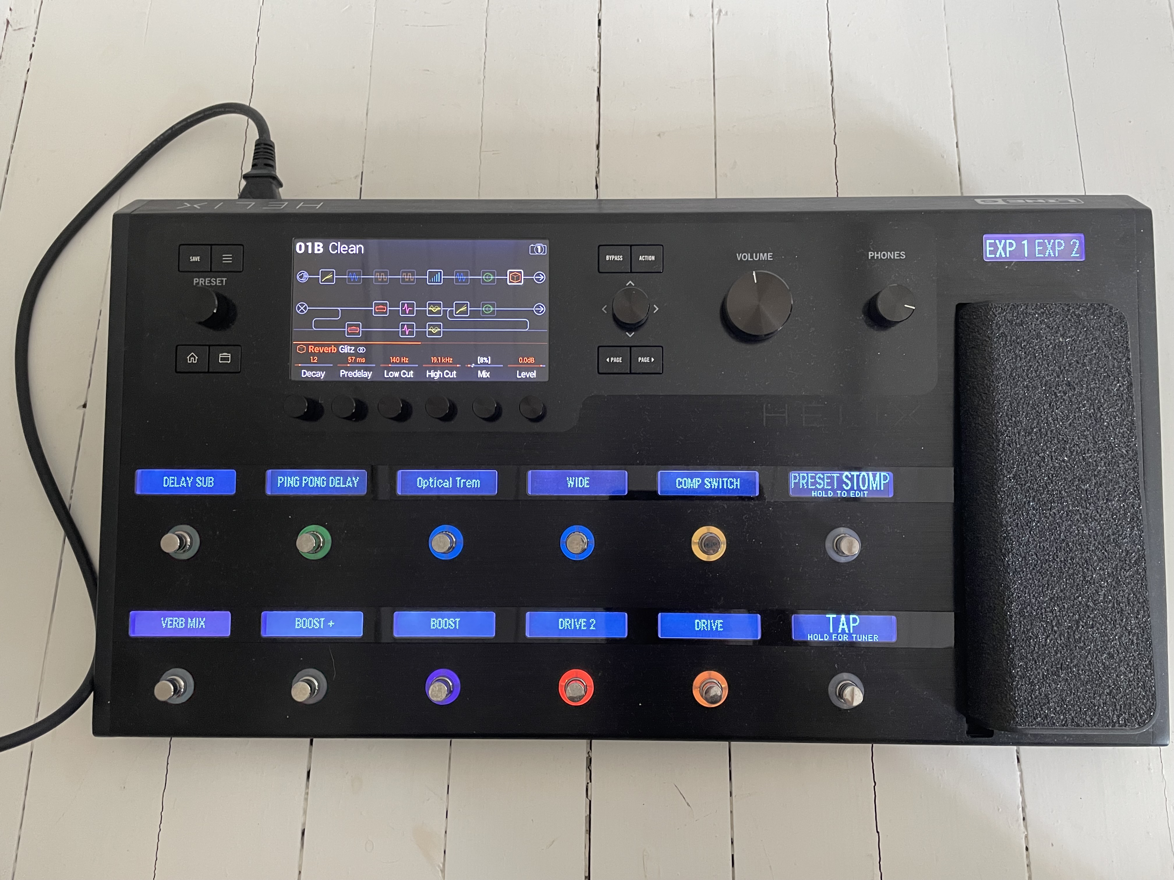 Line 6 helix floor