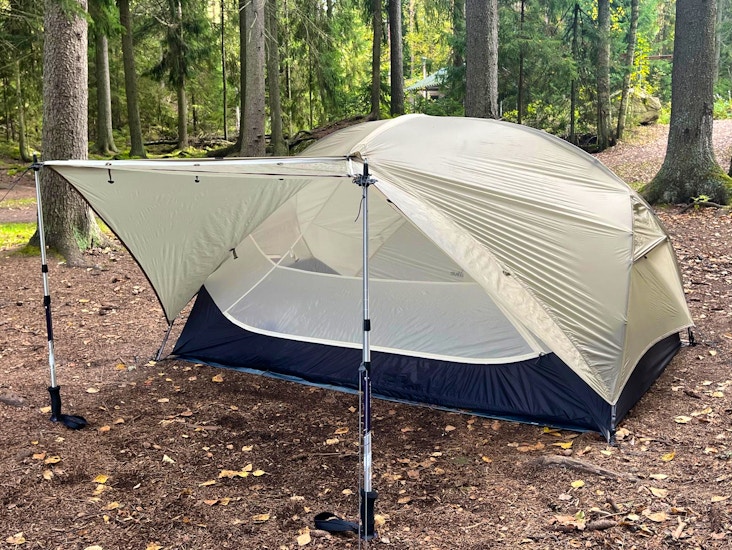 Huippukevyt teltta kahdelle