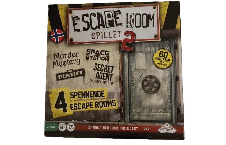 Escape room 2 (inkl. fire på rad, hvis ledig)