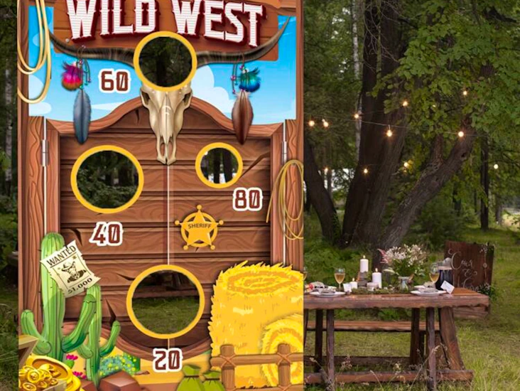 Ett roligt cowboy spel till kalas och diverse tillställningar!