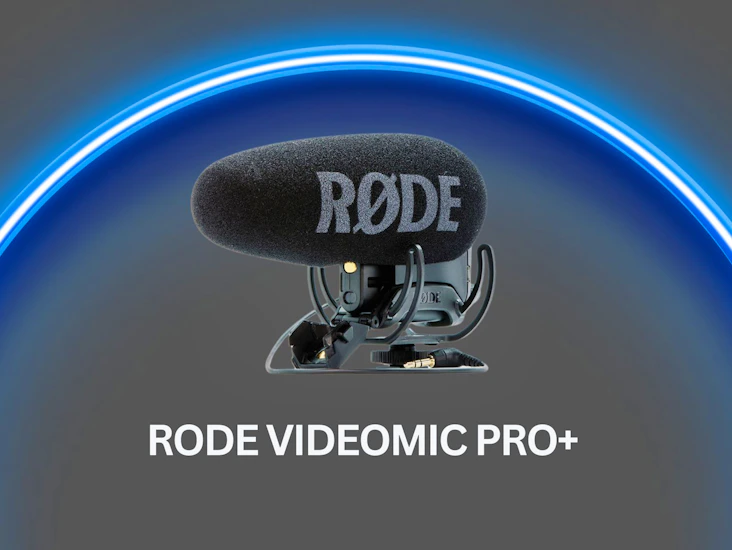 Rode videomic pro+ camera video microphone