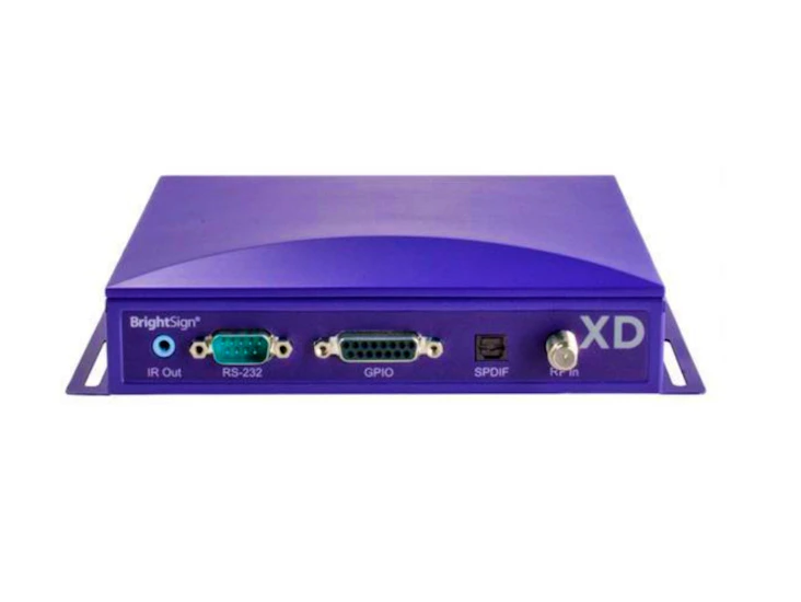 Networked interactive media player brightsign