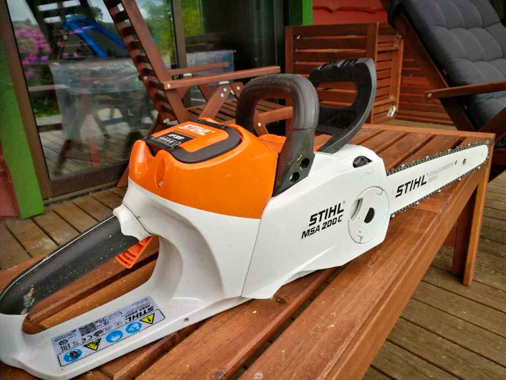 Stihl msa 200c, motorsag batteri.