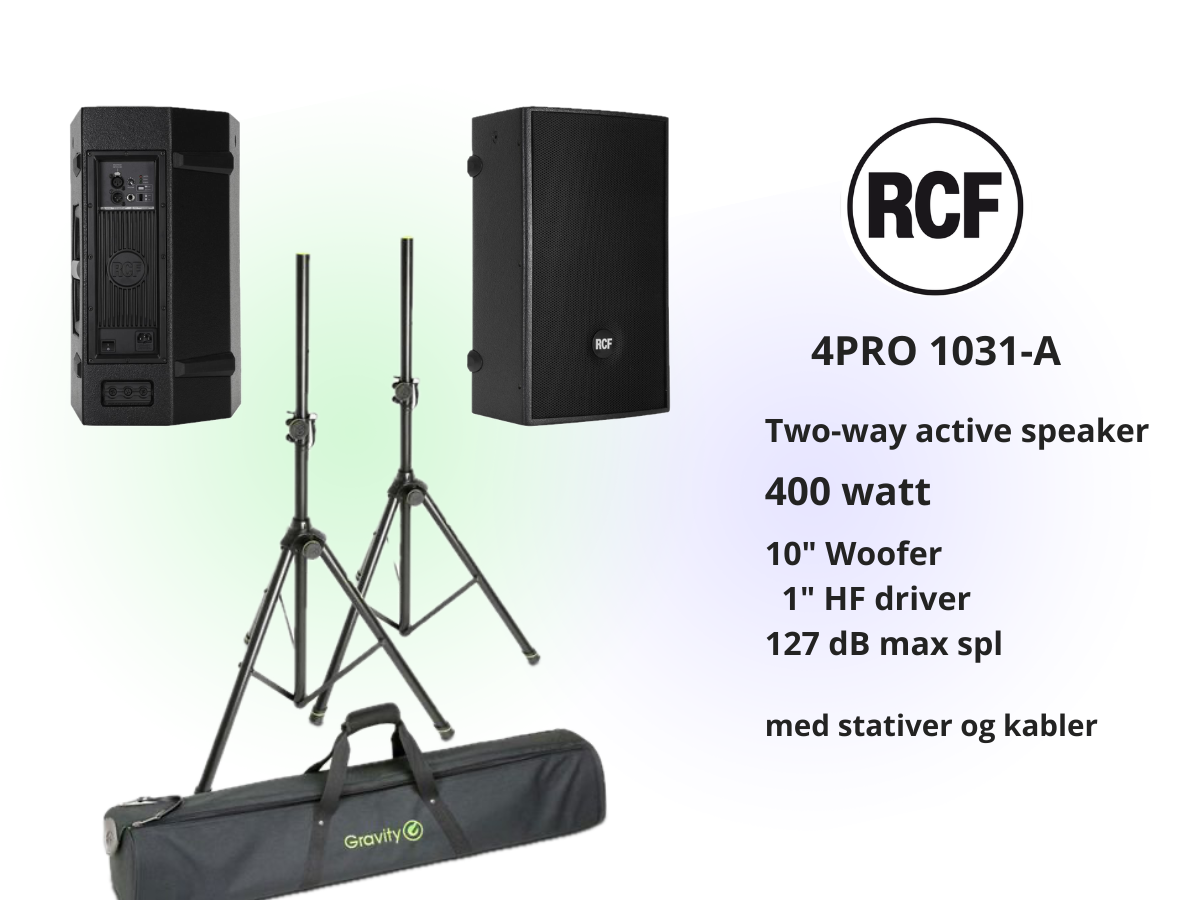 Rcf 10" aktiv højtaler