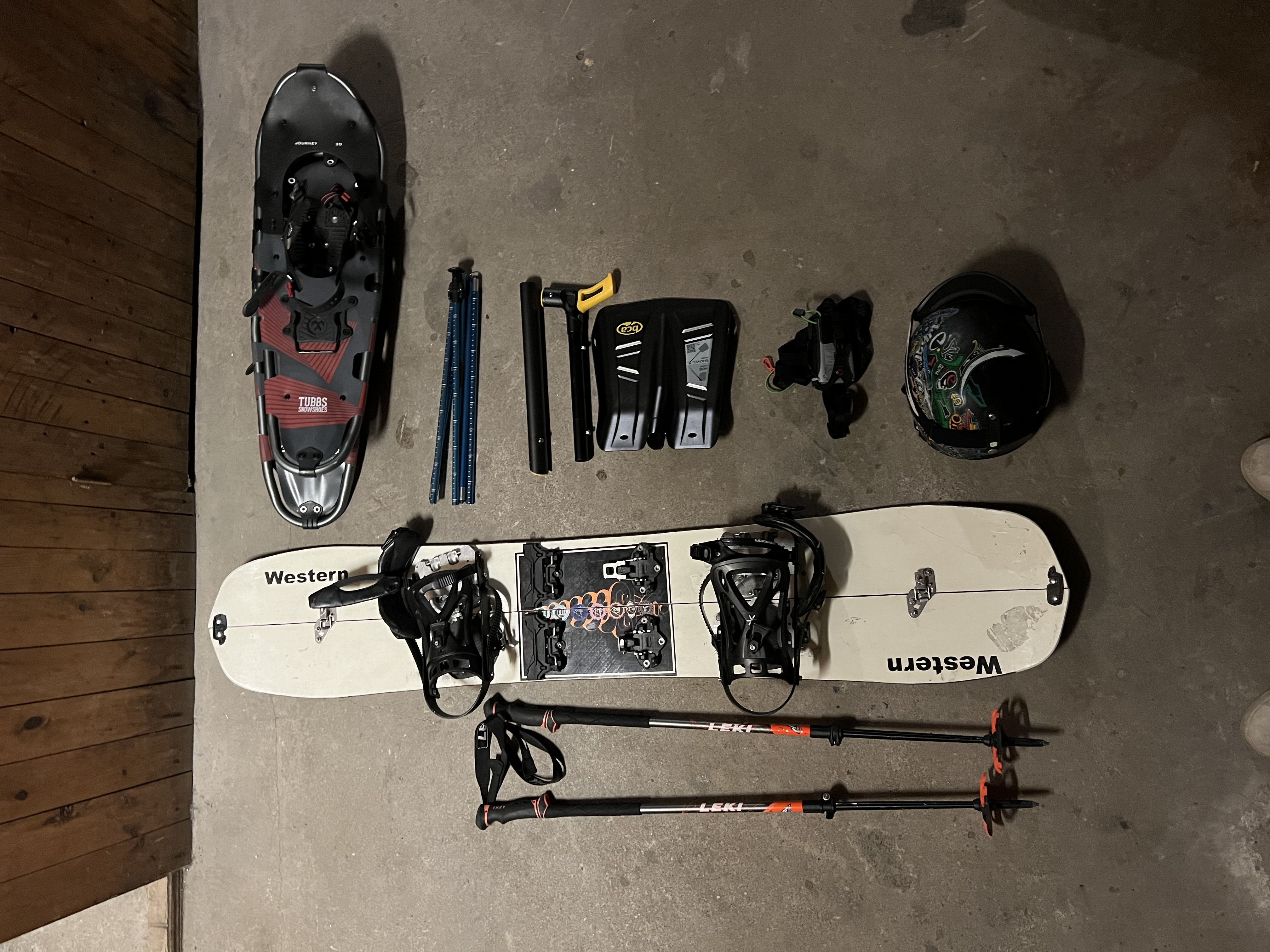 Splittboard + skredpakke 