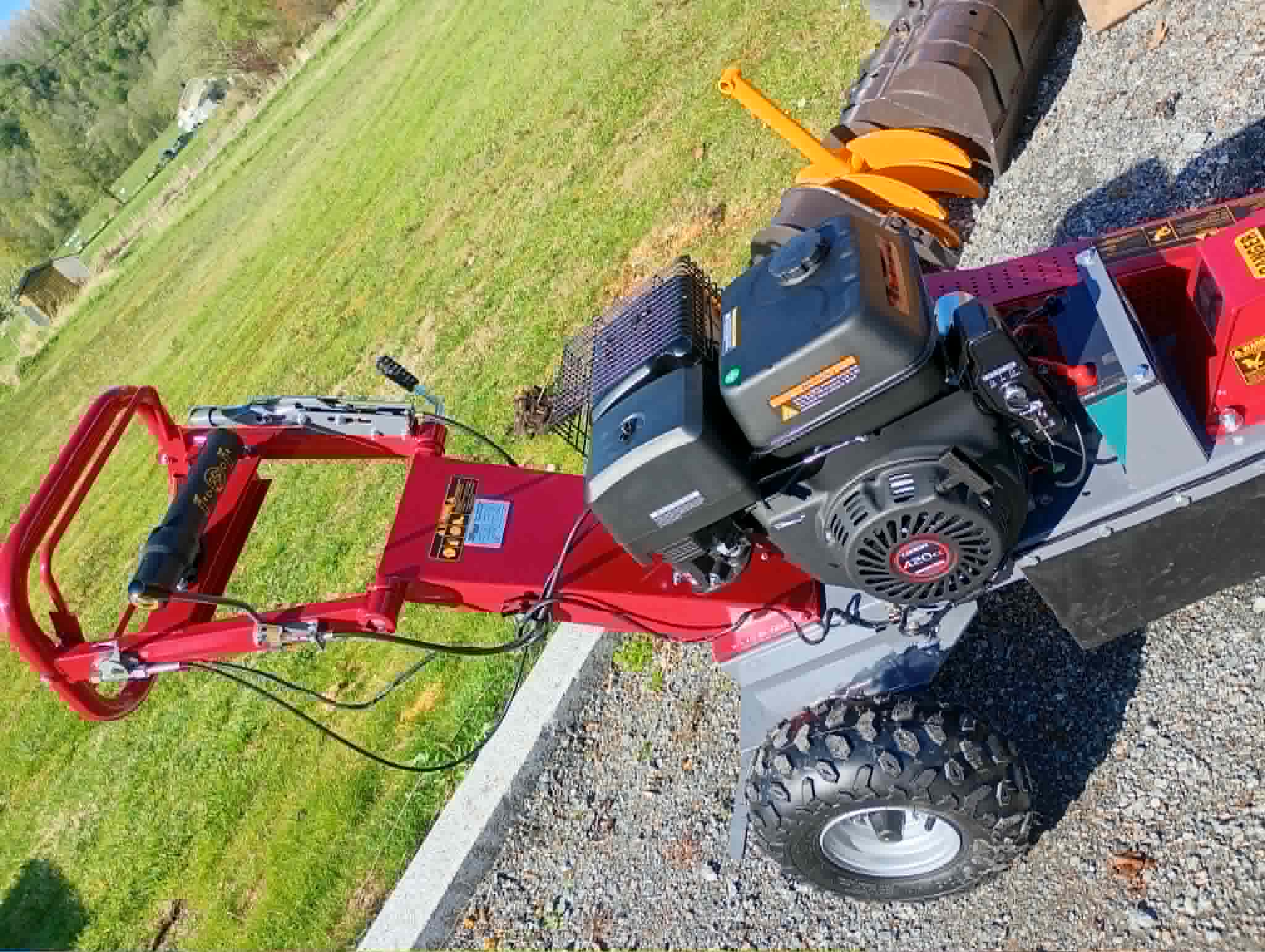Stubbefres, 15 hk med 30 cm fresehjul