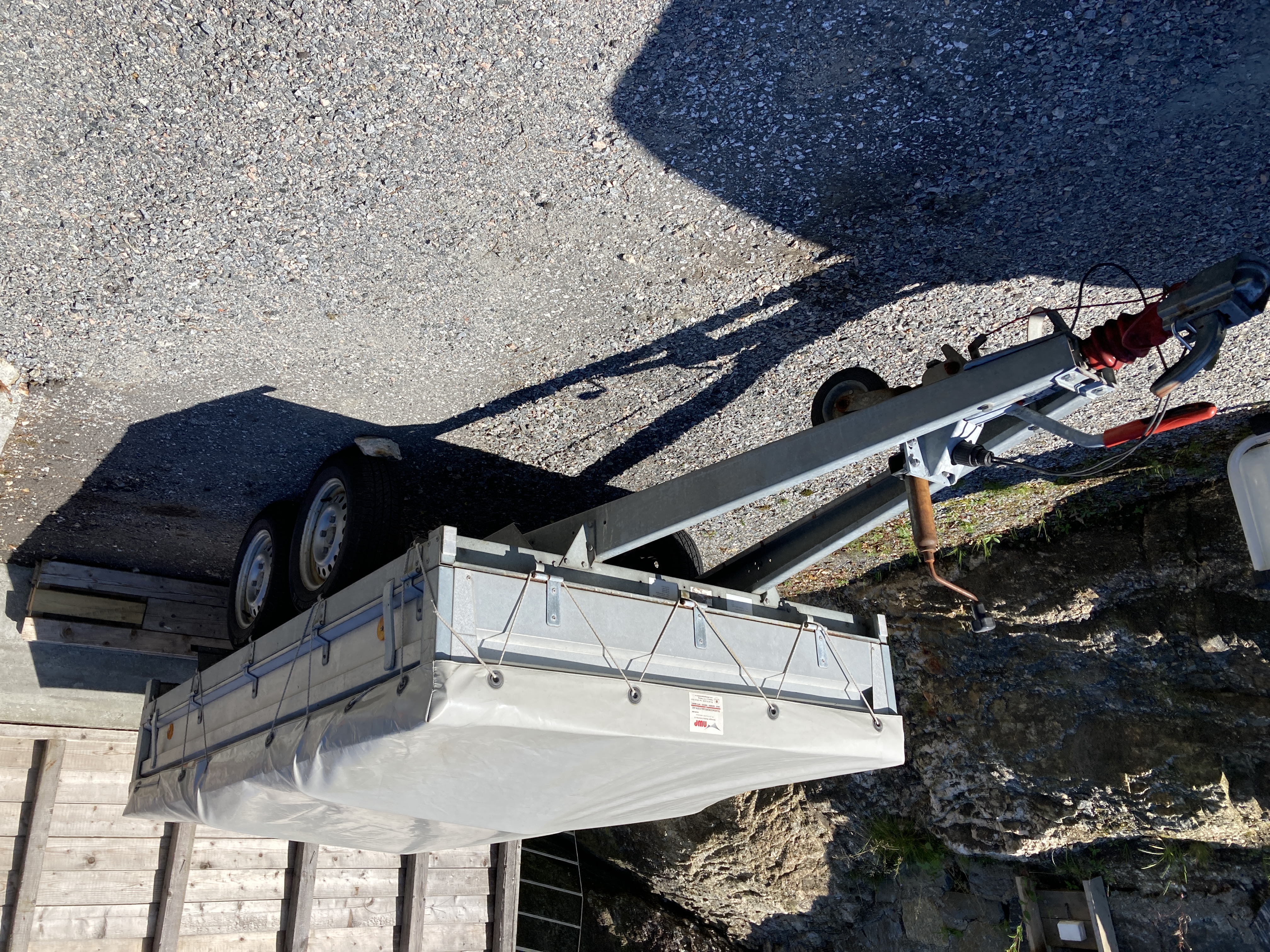 Tysse tilhenger til leie for transport av varer/løsmasser/flytting osv