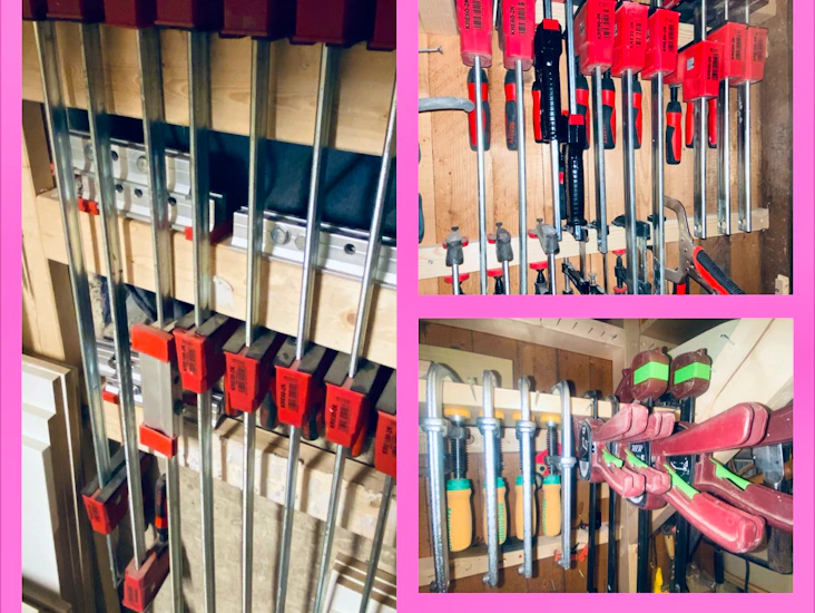 Utleie: proffe tvinger/skrutvinger i alle lengder (bessey, microjig, phier)