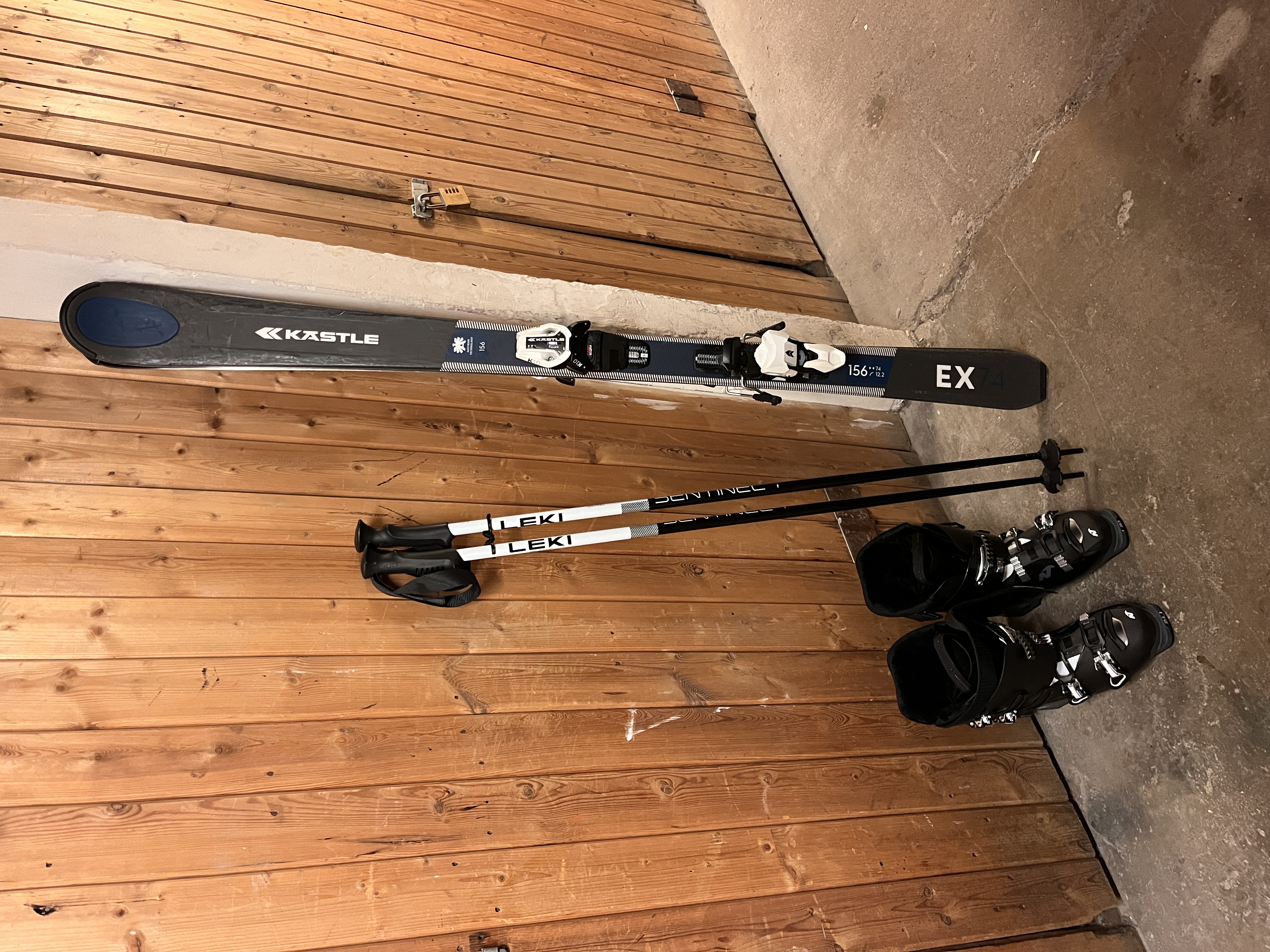 Slalomski, staver og støvler